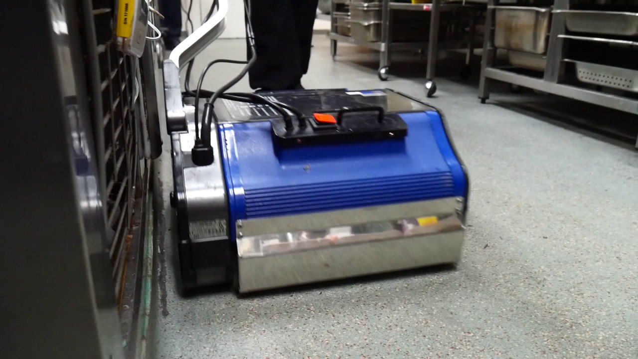 Hospital Kitchen Cleaning With Duplex Floor Cleaner Youtube