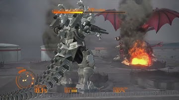 GODZILLA PS4: Type 3 Kiryu vs Destoroyah