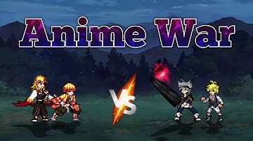 Rengoku V4 OP & Zenitsu Chaos OP VS Asta (all form) & Meliodas OP (all form) in Jump Force Mugen