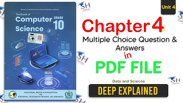 Class 10 - Chapter 4 Computer Science | Multi Choice Questions & Answers - MCQs | FBISE