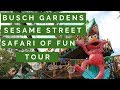 Sesame Street Safari of Fun Busch Gardens Tampa Tour