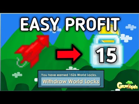 HOW TO GET RICH WITH FIREWORK! EASY PROFIT ( GET TONS DL ) | Growtopia