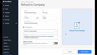 Creating a "Refund to Company" Expense