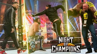 WWE Night Of Champions 2026 - Roman Reigns ATTACKS Seth Rollins Inside Steel Cage, Lesnar RETURNS ? screenshot 1