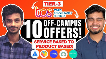 Tier-3 to TCS to 10 OFF-Campus Offers 🔥 | Service Based to Product Based Company 🔥 | Atlassian