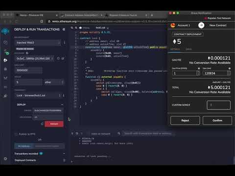 Ethereum Smart Contract with Remix