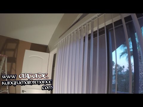 How To Replace Vertical Blinds Changing Headrails Taking Down Slats Installing Flashlight Vid Series