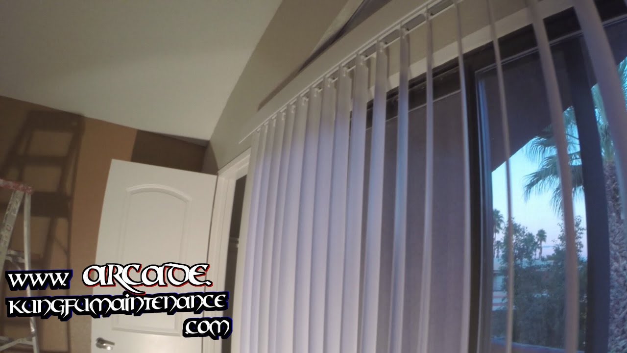 How To Replace Vertical Blinds Changing Headrails Taking ...