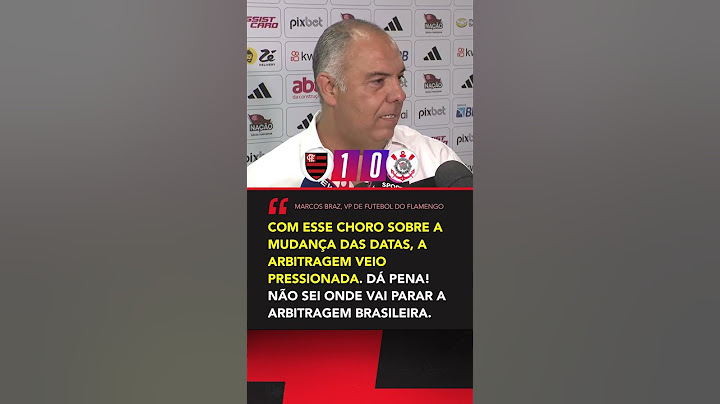 Marcos Braz DETONOU a arbitragem de Flamengo x Corinthians! Concorda, fã de esporte? #shorts