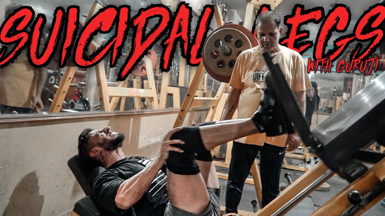 SUICIDAL LEGS WORKOUT SESSION WITH GURUJI | SUMITISALLUNEED