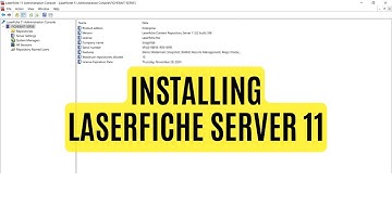 How-to Install Laserfiche Server 11