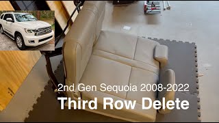 Third Row Seat Removal Toyota Sequoia 2nd Gen (2021) | DIY Guide