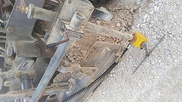 Paving Aggregate Base Course with Paver Machine