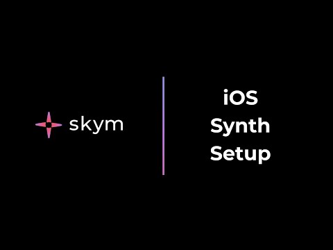 Skym iOS Synth Setup (Use without any other gear)