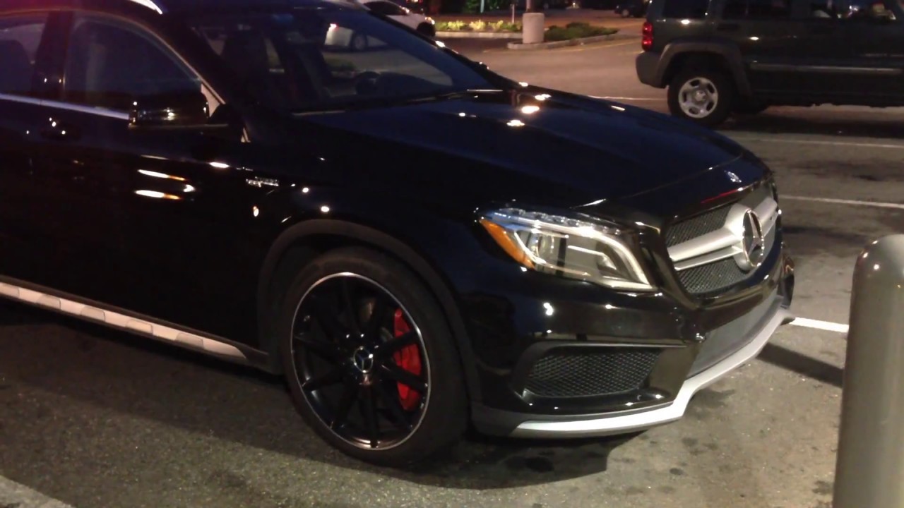 14 Mercedes Gla Black Rims Walk Around Street Rides Tv Youtube