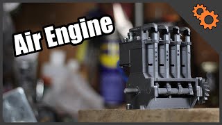 3D Printed Four Cylinder Engine