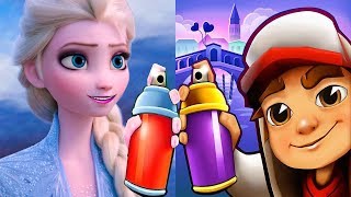 Subway Surfers JAKE vs FROZEN 2 Gameplay HD screenshot 5
