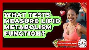 What Tests Measure Lipid Metabolism Function? - Cholesterol Support Network