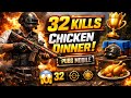 Zero Recoil Beast Mode 🔥PUBG Mobile Highlights32 Kills Chicken Dinner 🔥 PUBG Mobile Insane Gameplay