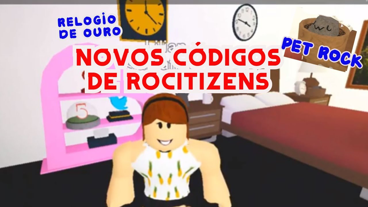 NOVOS CÓDIGOS DE ROCITIZENS - PET ROCK E RELÓGIO GOLD E MAIS