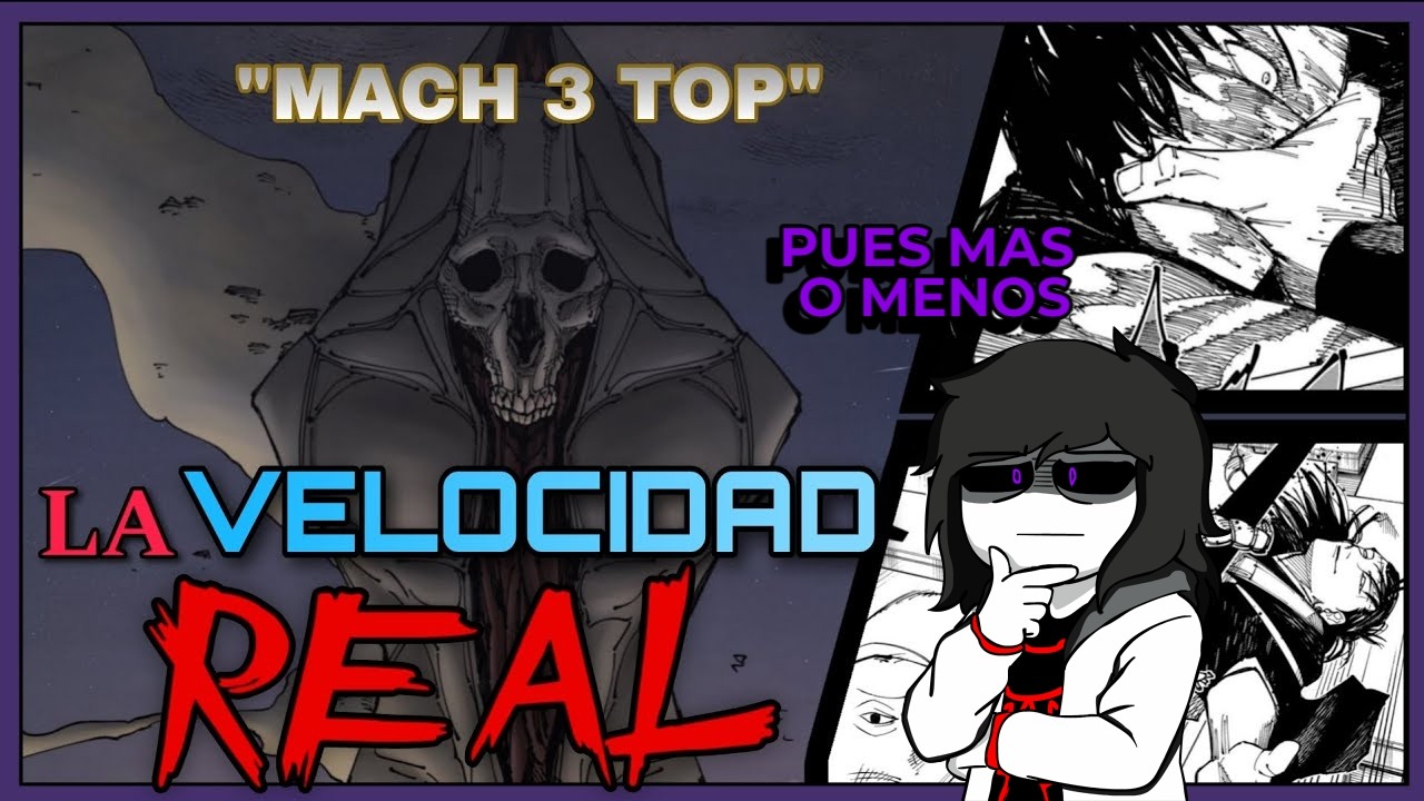 EDHEN SE ARDE CON ¿Cuál es la VELOCIDAD REAL de Jujutsu Kaisen? | MÁS RÁPIDOS de lo que se PIENSA