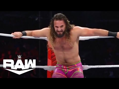Seth Rollins Battles Jinder Mahal for the Title | WWE Raw Highlights 1/15/24 | WWE on USA