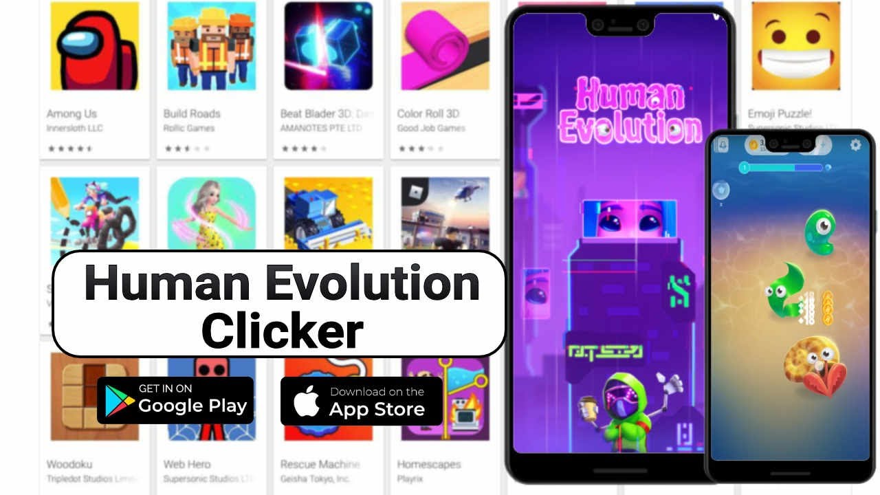 Human Evolution Clicker #2 (Android/IOS) - YouTube