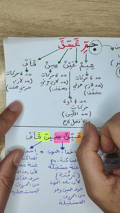 كيف تقرأ ( حم عسق) في سورة الشورى - تعلم تجويد القرآن الكريم #القرآن #القرآن_الكريم
