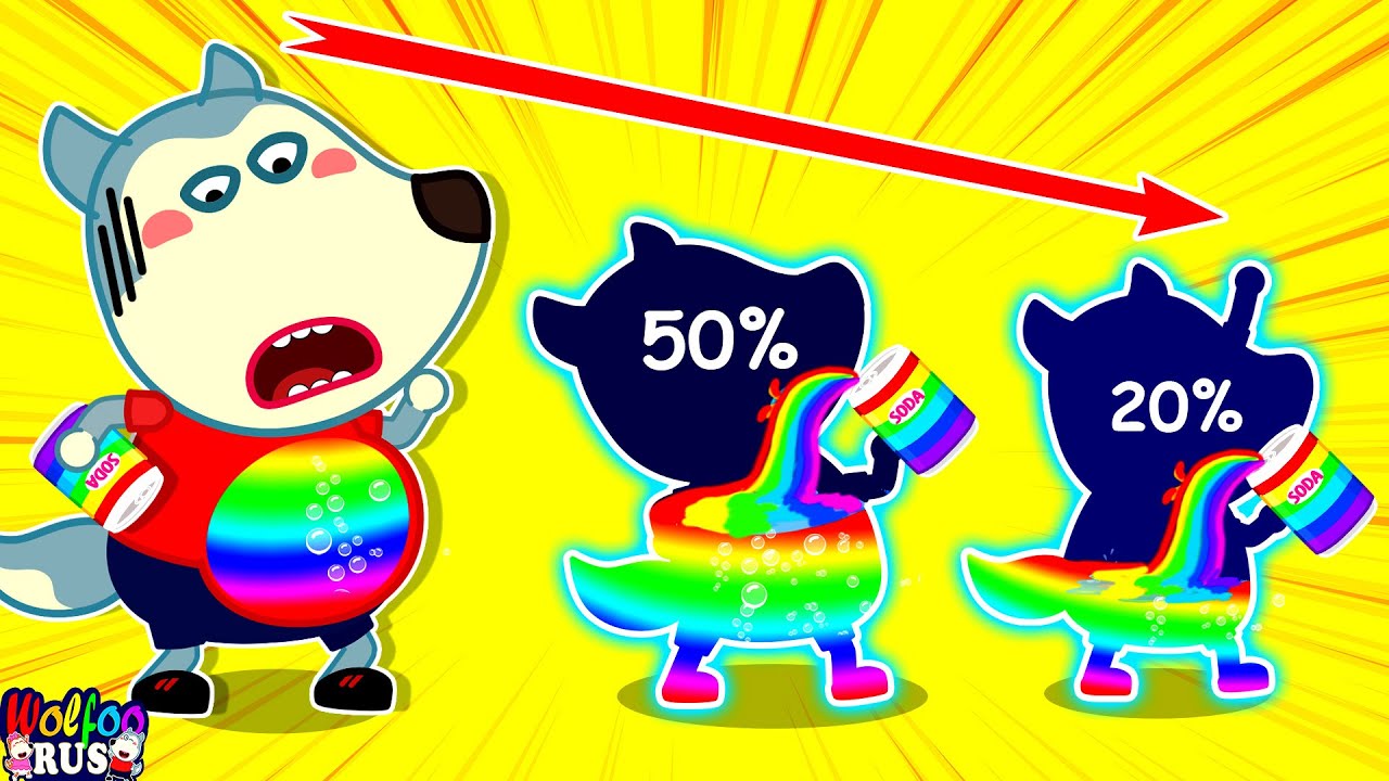 Нет, нет сладким напиткам, Вулфу! - Вулфу учит детей здоровым привычкам | Wolfoo Russian