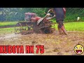 Kubota RK75 Tractor Heavy Duty Plough in Muddy Field