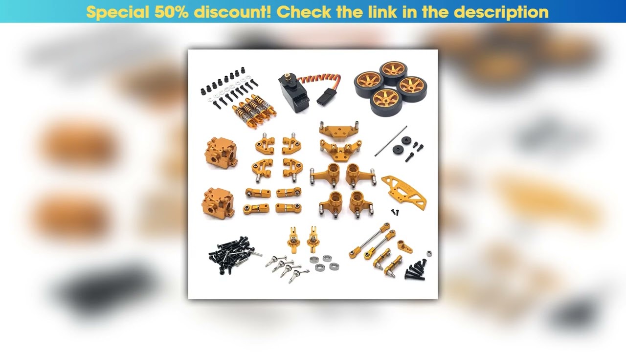 Editor’s Choice Metal Upgrade Gearbox Servo Link 18 Pack For WLtoys 1/28 284131 K969 k979 k989 k999