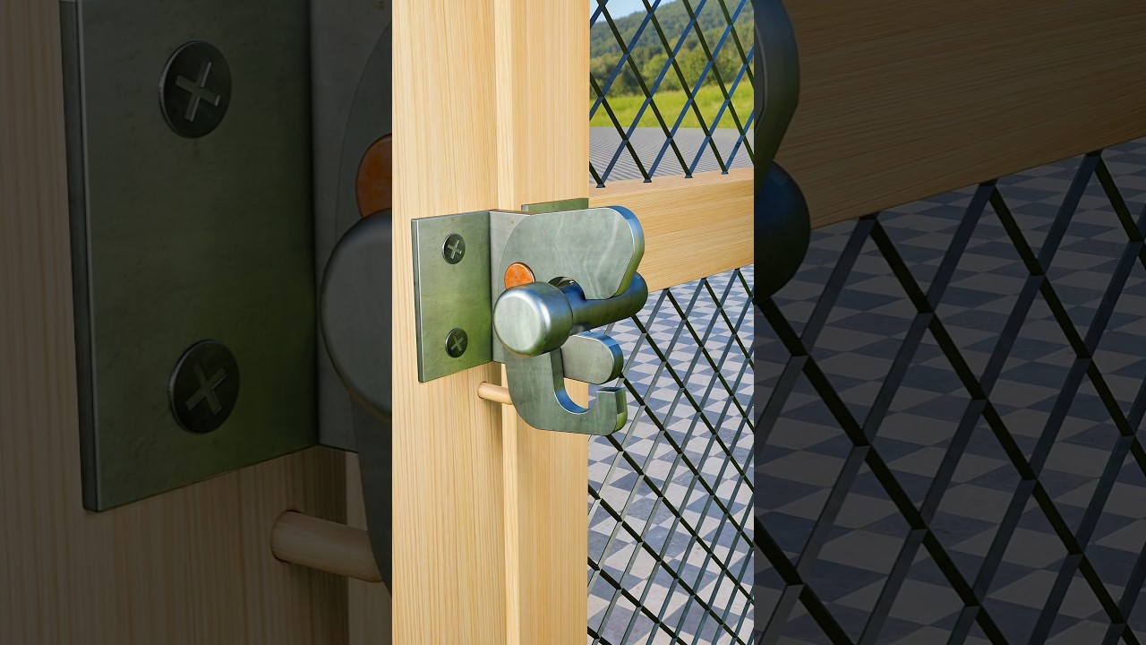 Automatic Swing Gate Lock With Unlock Hole 