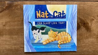 Nat the Cat Can Sleep Like That - Children's Book by Victoria Allenby