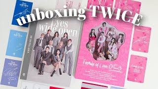 :   TWICE - Eyes wide open  Formula of Love  kpop album unboxing