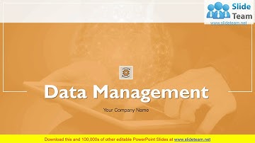 Data Management PowerPoint Presentation Slides