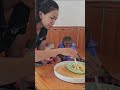 Mom Helps Monkey Kuku Eat Fruit Mom Helps Monkey Kuku Eat Fruit