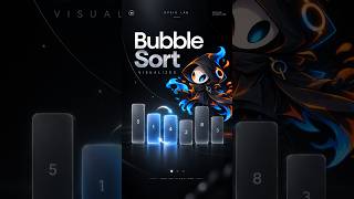 Bubble Sort in 20 Seconds ⚡ |  Visualized #BubbleSort #Programming