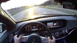 2020 Mercedes-Benz S400d - short test drive | POV