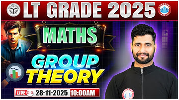 LT Grade 2025 Maths Class | Group Theory Important Topic | LT Grade Maths Class By Vishal Sir