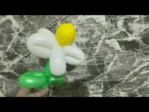 My first job. A flower made of balls. ការងារដំបូងរបស់ខ្ញុំ. ផ្កាធ្វើពីគ្រាប់បាល់មួយ
