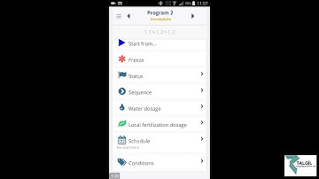 Sapir 2 and Spot 3 application- Create a new Irrigation program.
