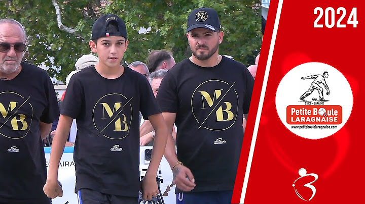 Demi-finale BONETTO vs DEVEZEAUD : National Triplette à pétanque 70e Critérium de Laragne-Monteglin