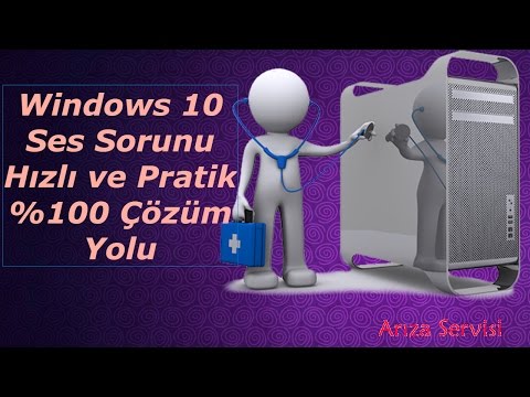 Windows 10 Ses Sorunu Hızlı Ve Pratik %100 çözüm Yolu