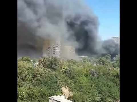 Пожар Ростов-на-Дону - YouTube