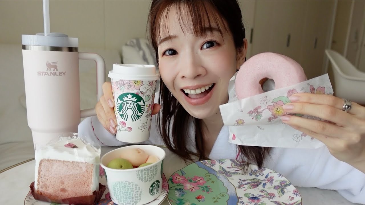 【チートデー】スタバの桜を満喫しながら雑談したらアツく語る結果にw【一緒に早めのお花見しよう！】