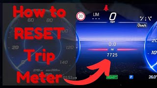 How to reset the trip meter for Mercedes-Benz  screenshot 2
