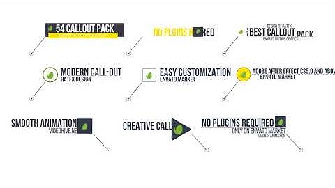 Call-Outs-After Effects Template Videohive