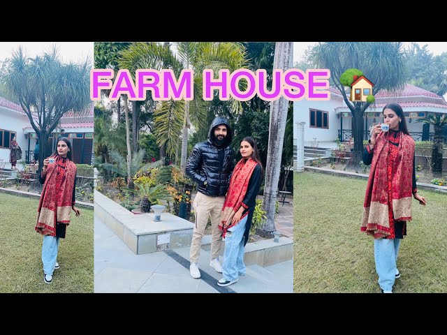 FARM HOUSE GAE 🏡| Gufa Mili 😱|1st Morning Palwade Me🌞|khubsurat Mandir Dekha❤️ |Farha Vlog| #vlog class=