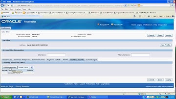 Create New Customer in Oracle R12