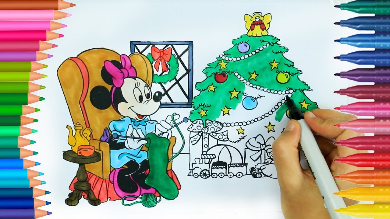 Minnie Mouse e disegnare e colorare Disegni da colorare